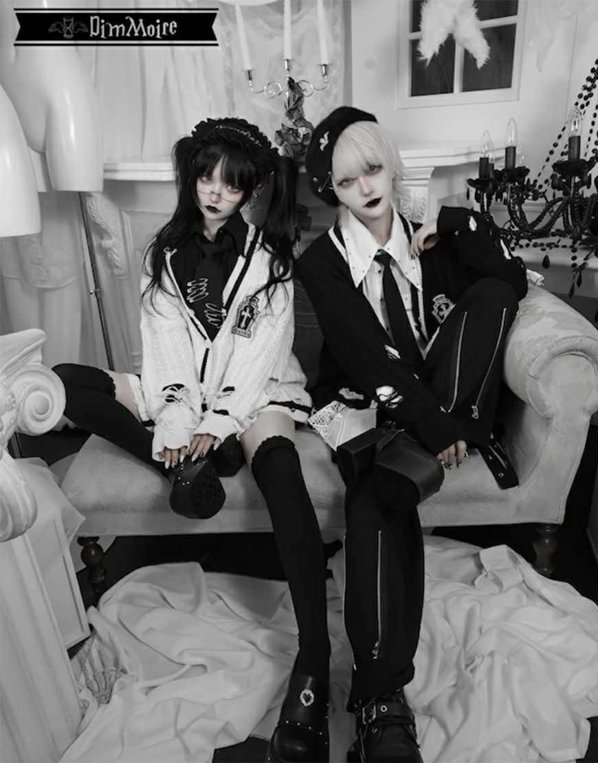 DimMoire【ディムモアール】Gothic学園カーディガン/Black