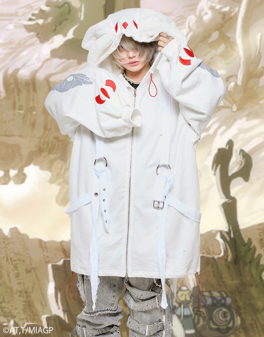 Gamchu【ガムチュ】Gamchu × Faputa motif Zip-up hoodie/全2色