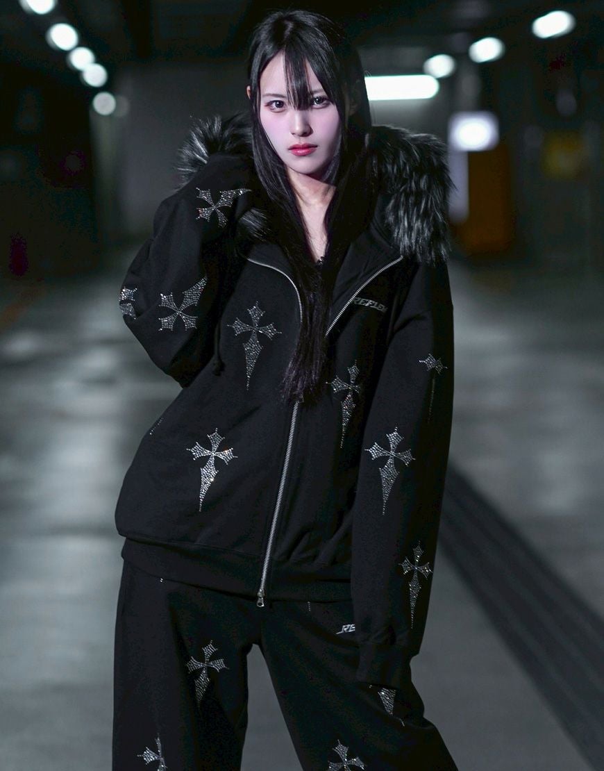 DimMoire【ディムモアール】ニットジャージトップス/White