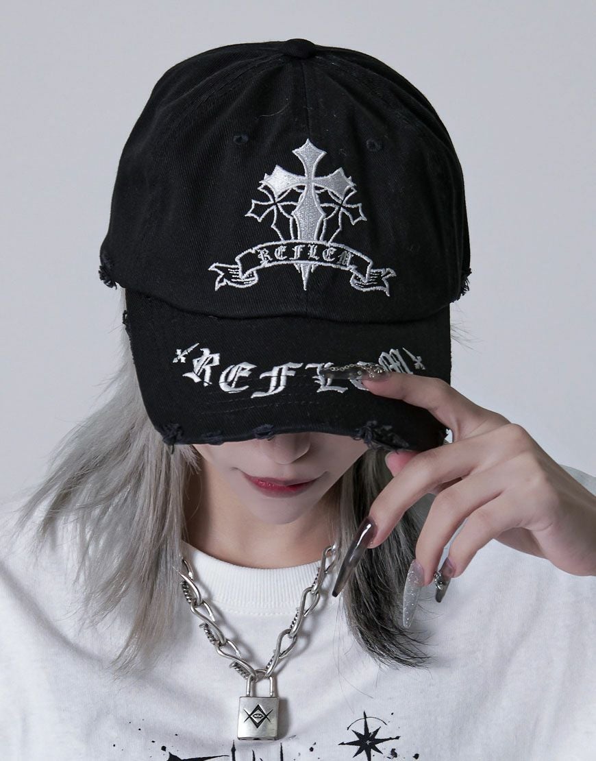 DimMoire【ディムモアール】十字の誓いニーハイウォーマー/Black