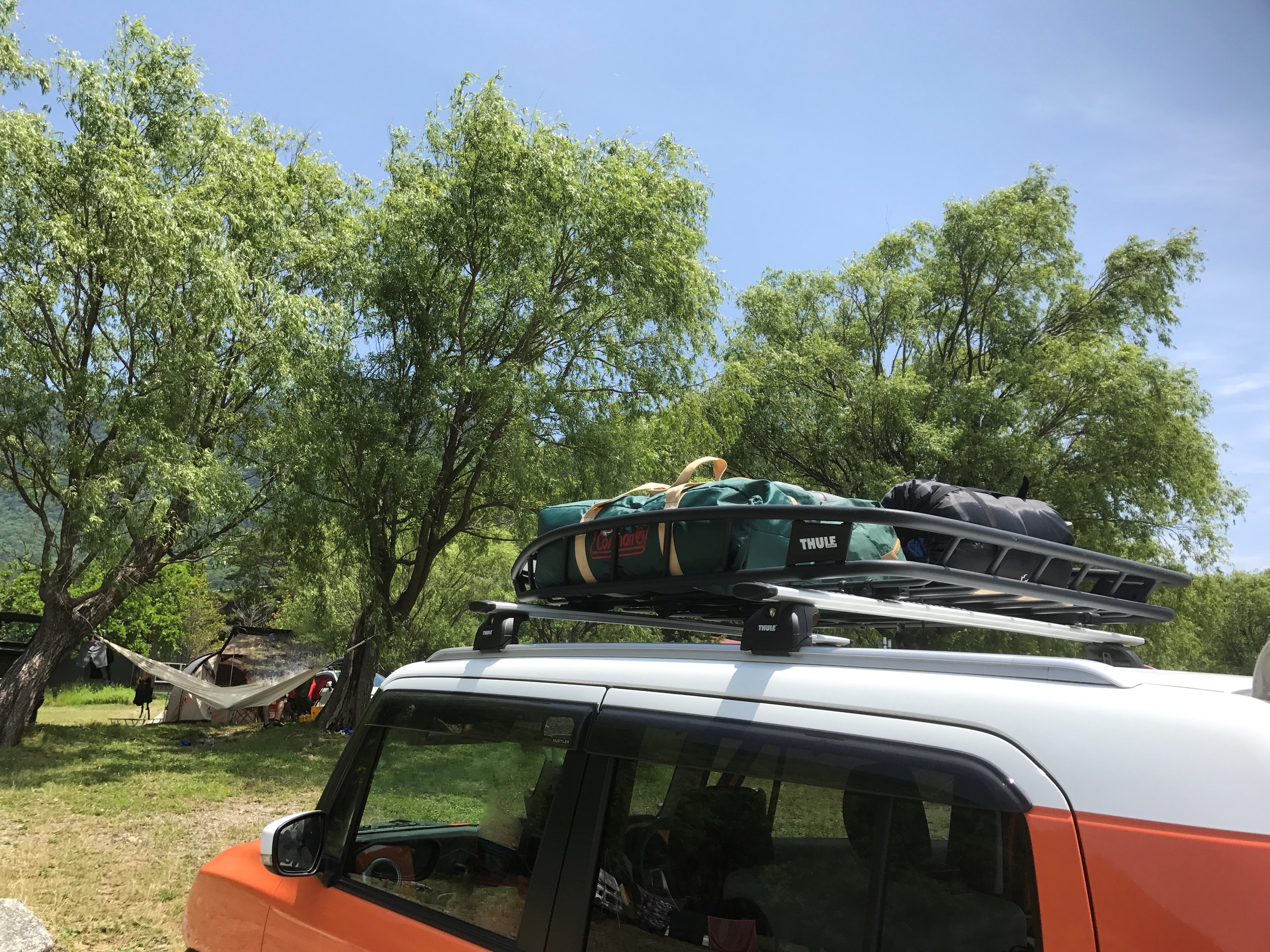 ハスラー＋THULE Canyon XT | THULEルーフキャリアここだけの話