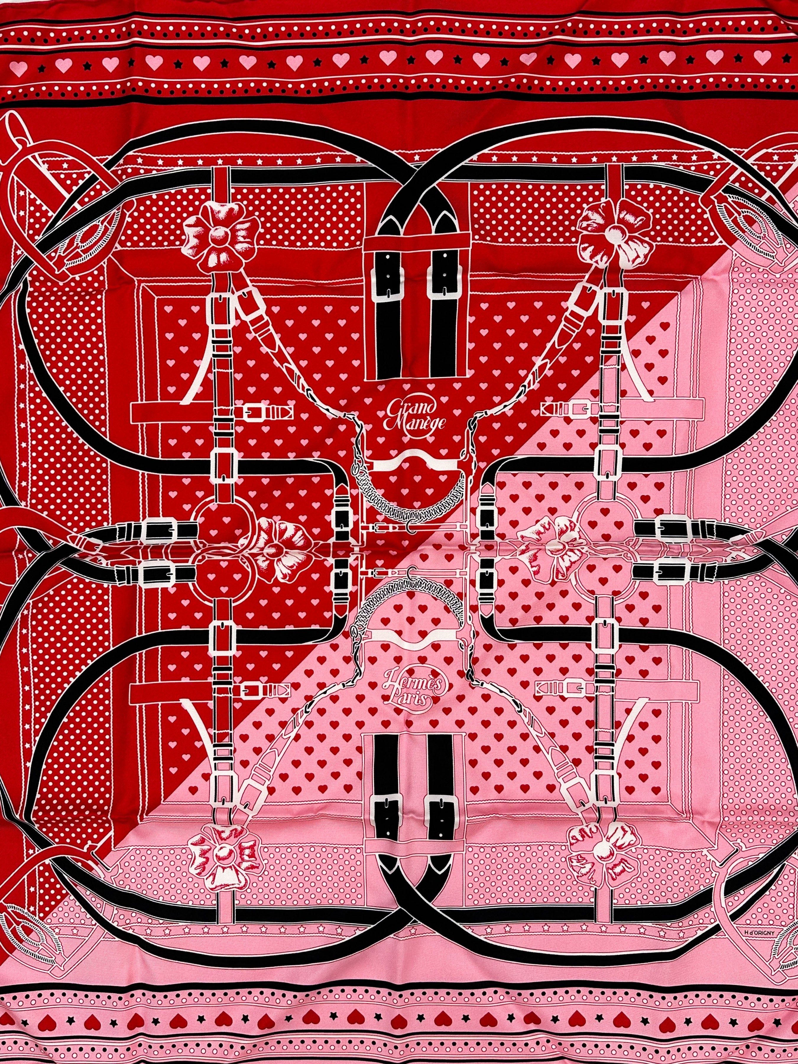 Hermès Le Grand Manège Bandana Love 70
