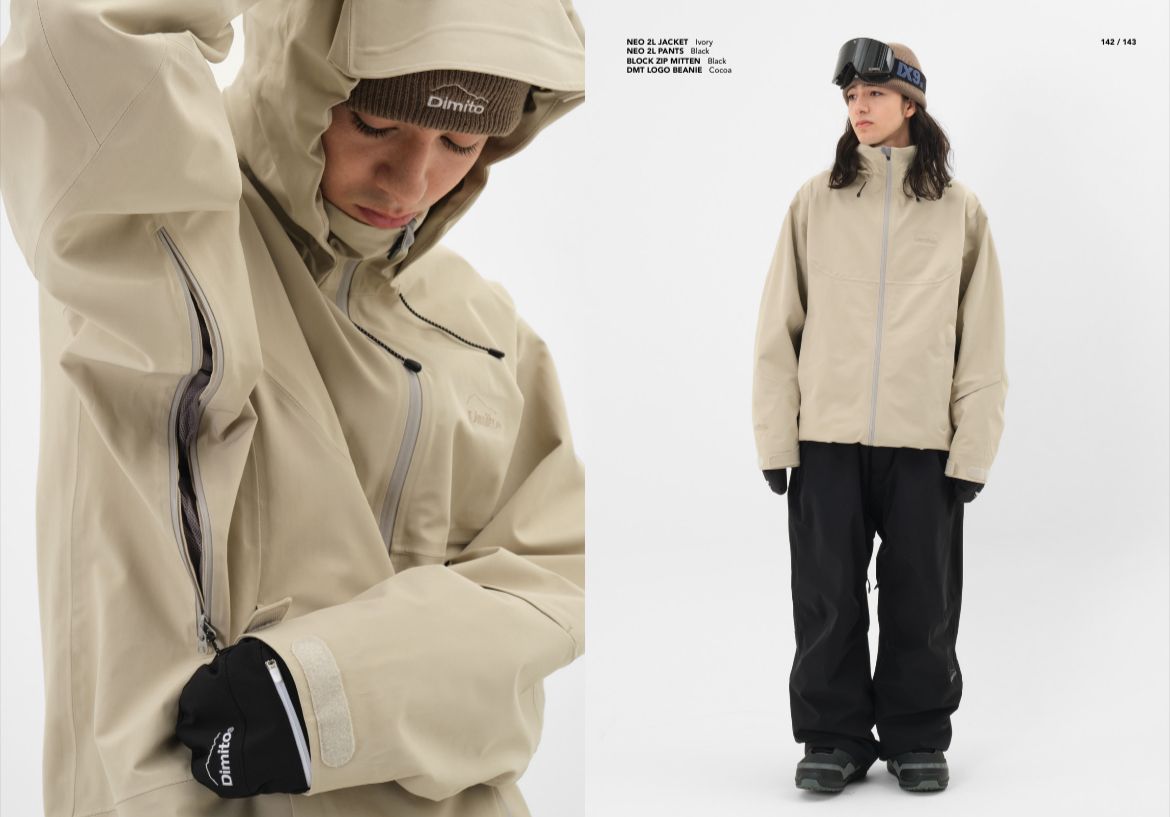 DIMITO【NEO 2L JACKET】2024-2025モデルスノーウェア。地域最速最大