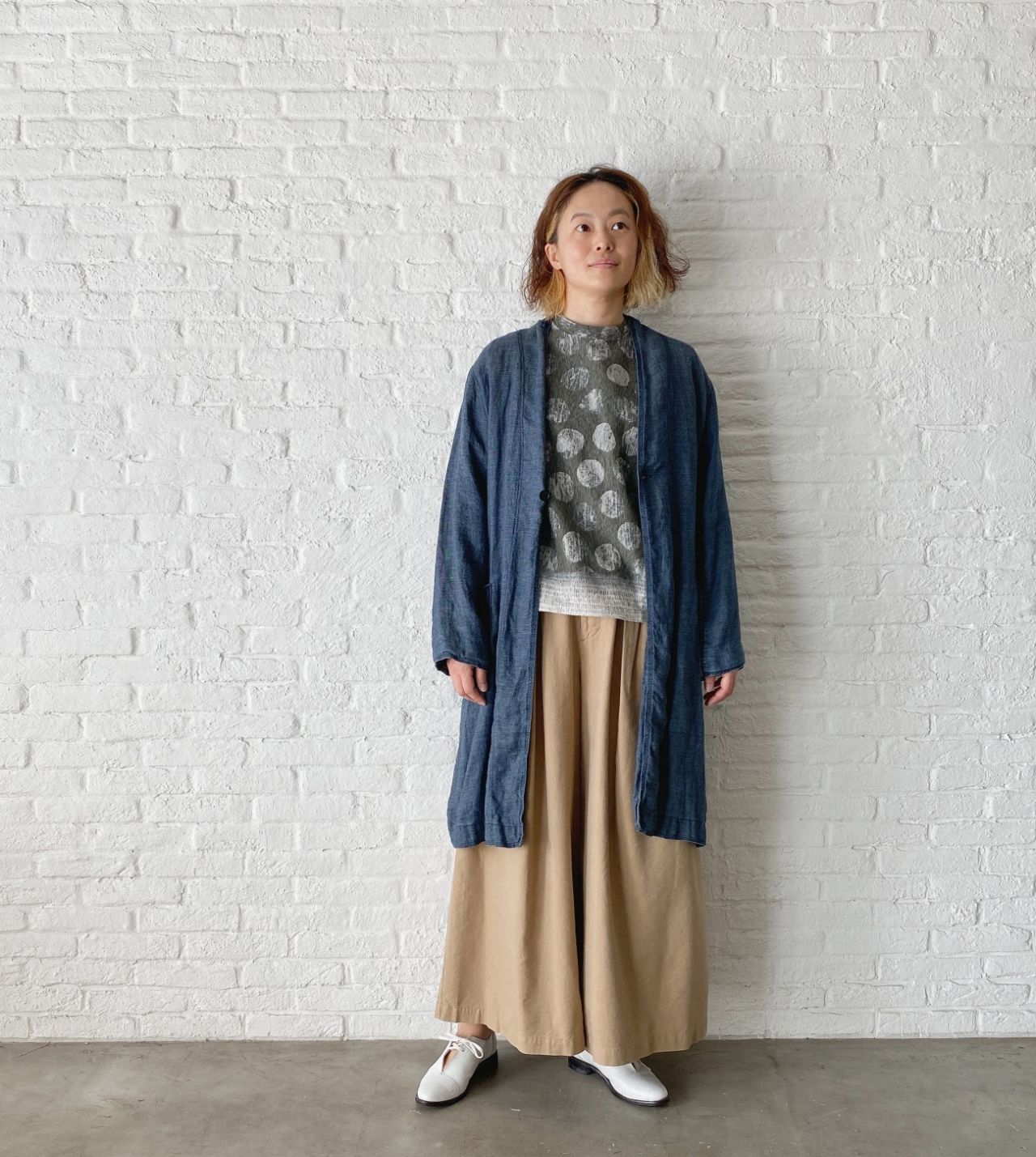 ドットパネル風プリント プルオーバー | pas de calais Online | pas