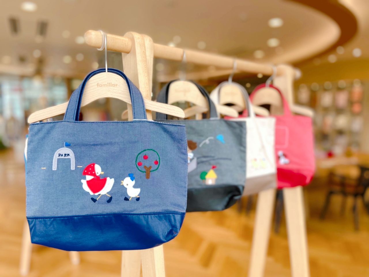 専用出品 familiar ×MUVEILコラボ デニムバッグ② 新品 MUVEIL