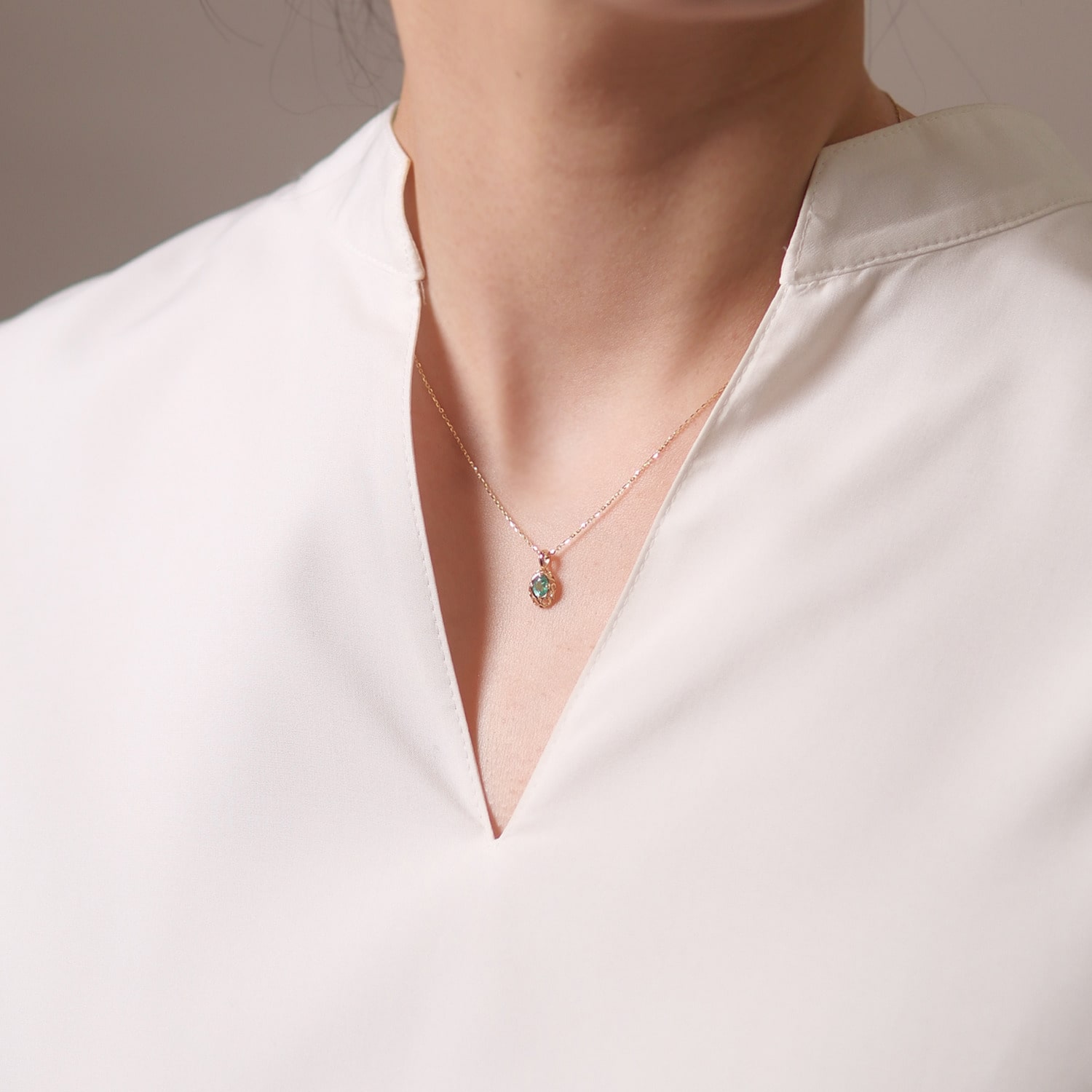 5月誕生石＞K10エメラルドネックレス｜ネックレス｜アガット 公式