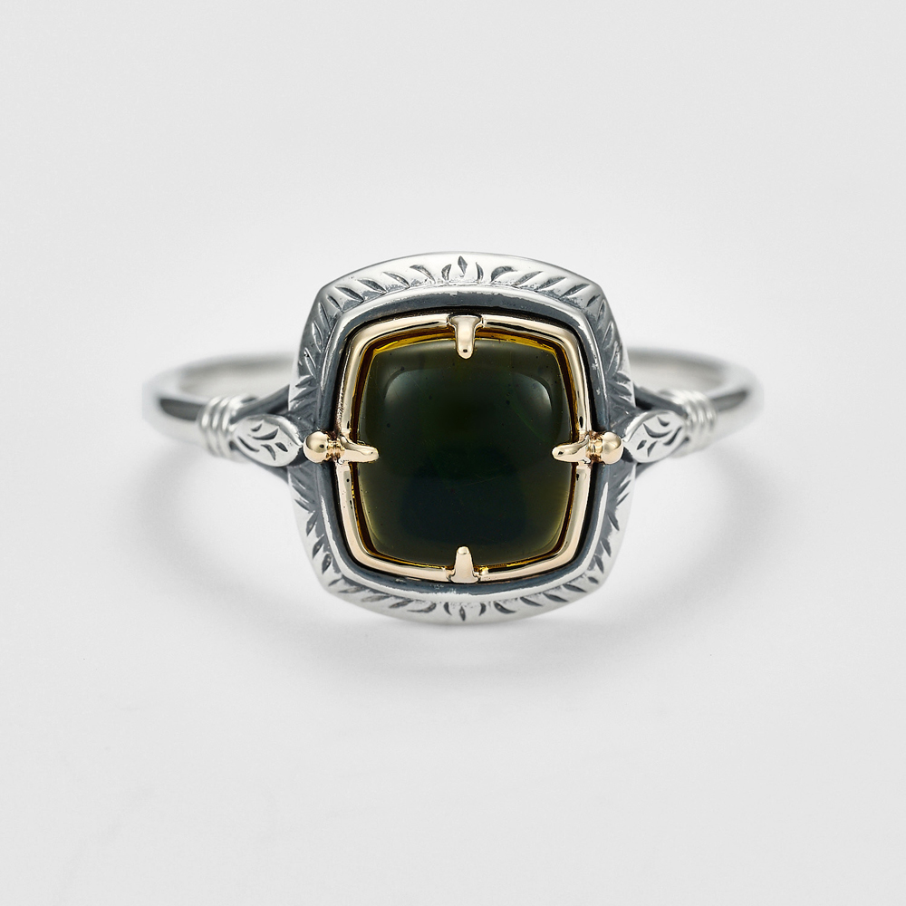 シルバーアンバー／ジェットリング｜リング｜アガット 公式オンライン