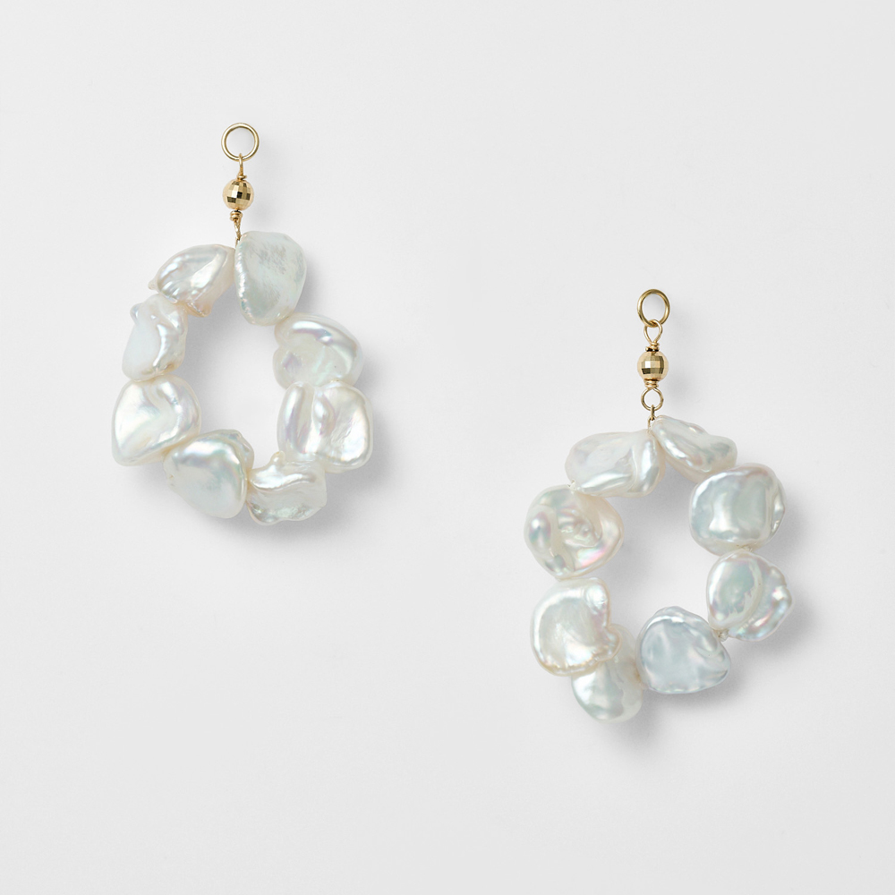 K10淡水パールピアスチャーム｜ピアスチャーム｜アガット 公式