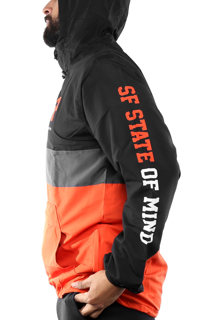 SAVS X Adapt :: State of Mind (Men's Black/Orange Anorak Jacket