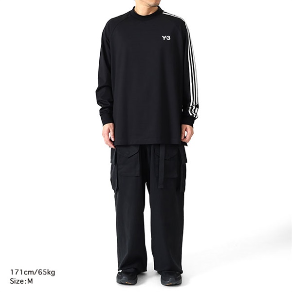 Y-3 ワイスリー ツイル ベルト付き カーゴパンツ JD9799 Y-3