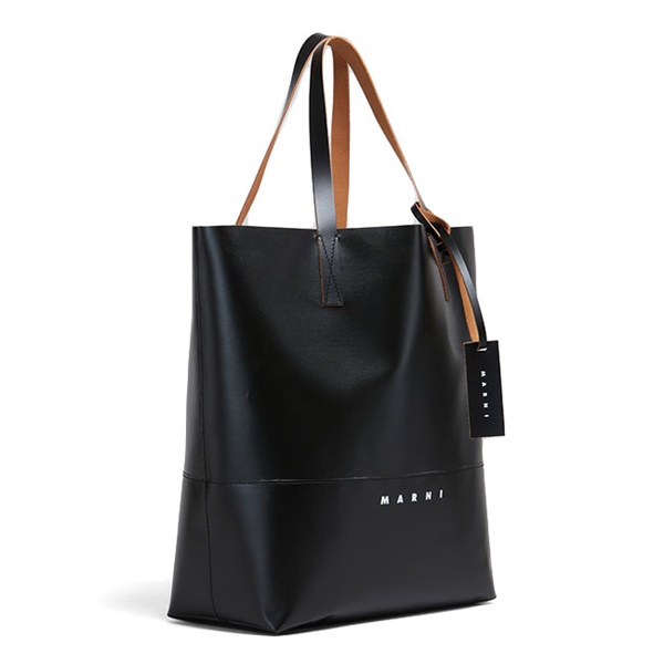 MARNI マルニ マルニタグ付き レザーハンドル トートバッグ SHMQ0037A1