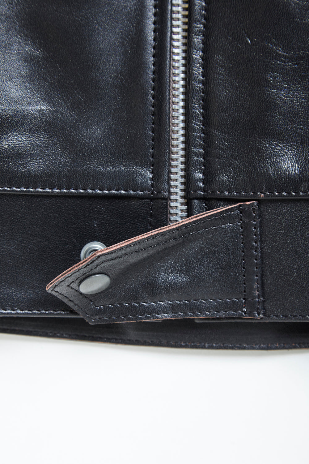 AD-01 CENTER-ZIP JACKET (HORSE TEA CORE) – ADDICT CLOTHES