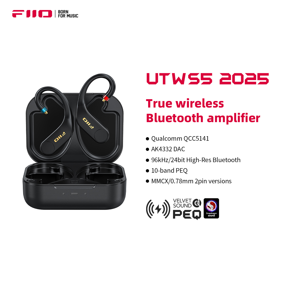 FiiO UTWS5 2025 真のワイヤレス Bluetooth イヤホンフック