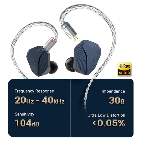 Hidizs MP145 Ultra-large Planar Magnetic HiFi In-ear Monitors Hi