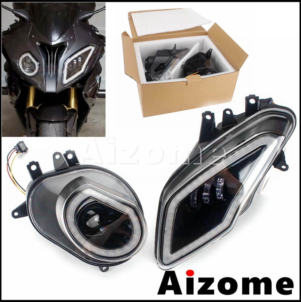 モーターサイクルヘッドライト交換用LED,フロントライト,高性能,BMW