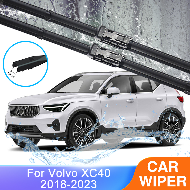 Volvo xc40 c40 2018〜2023用フロントおよびリアワイパーブレード