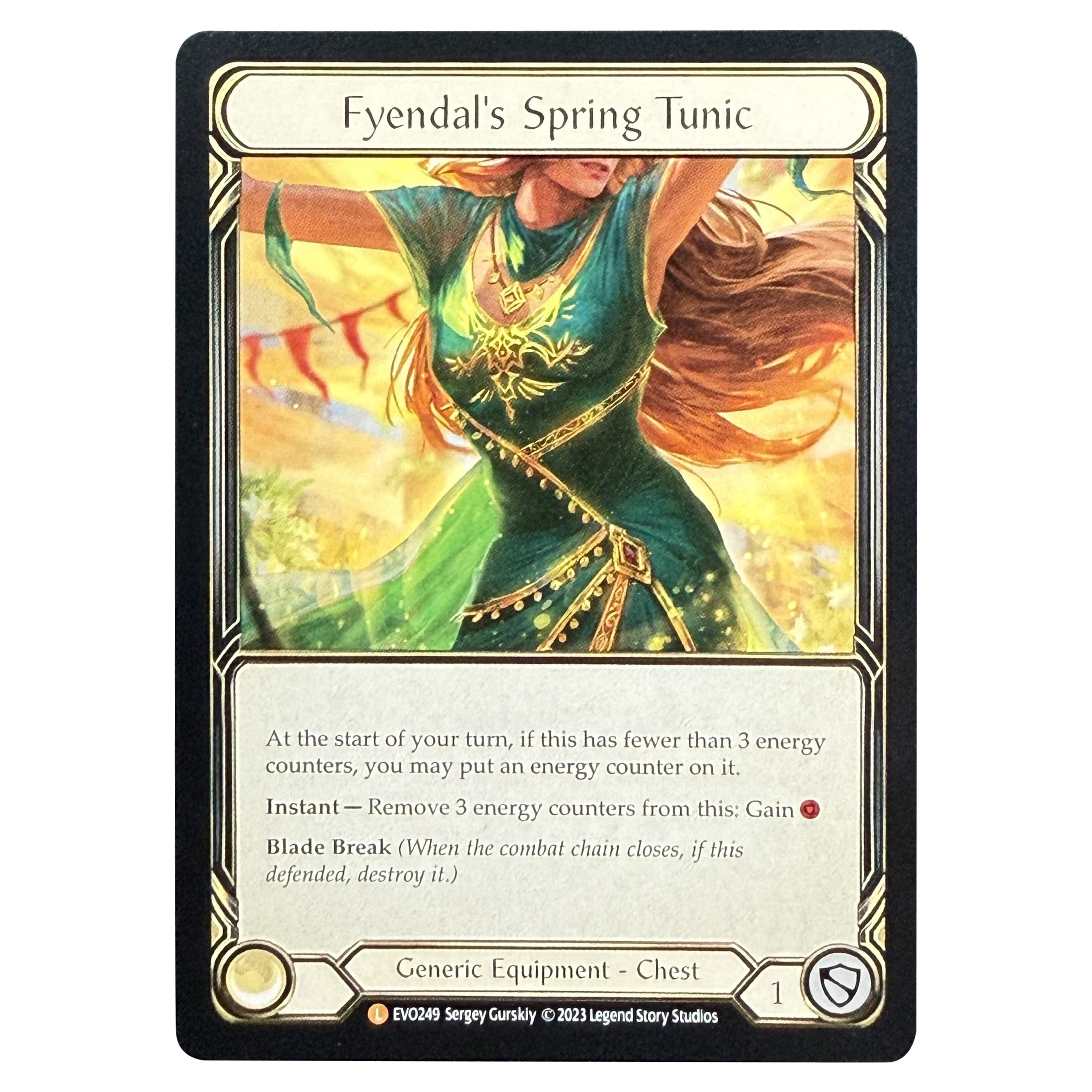 FAB Proxy Card Common Card TCG Fyendal's Spring Tunic Tome of