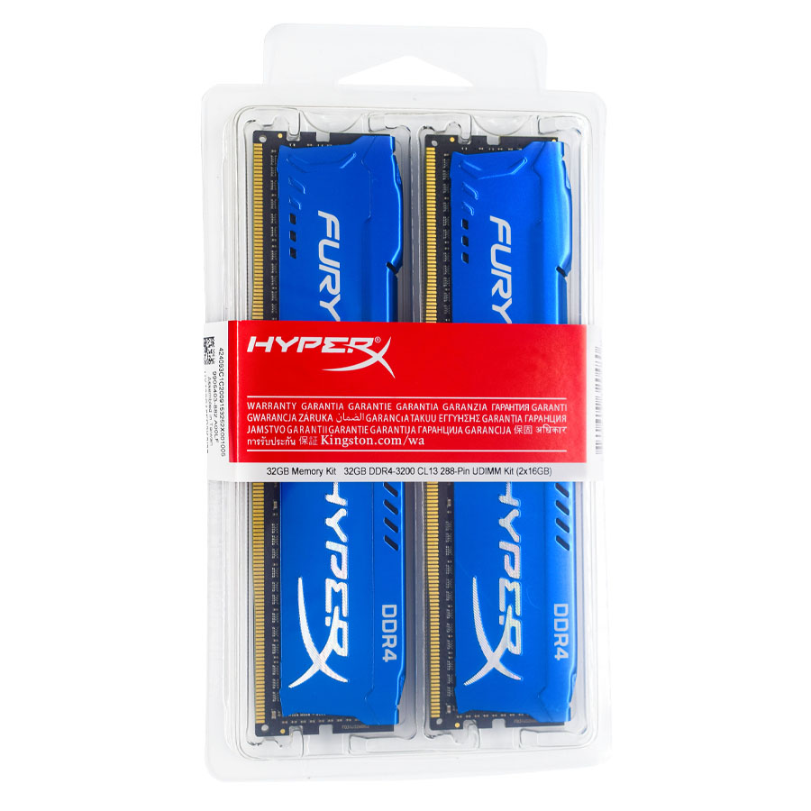 HyperX Fury Memoria DDR4 16GB (2x8GB) 32GB (2x16GB) Kit RAM