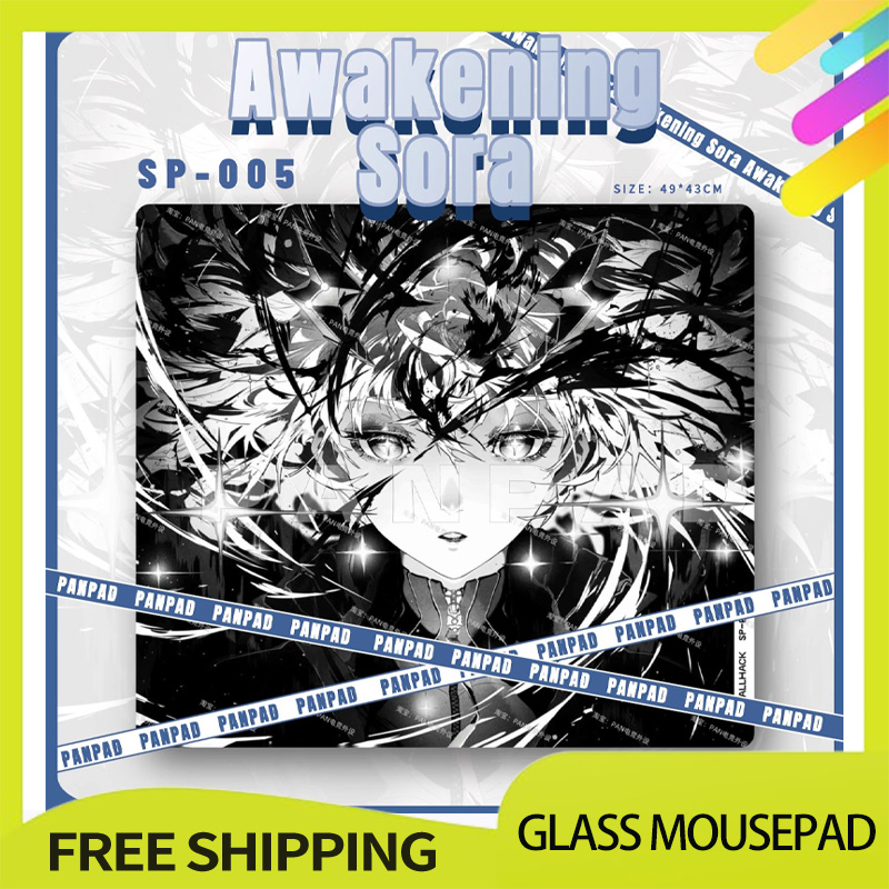 Wallhack Sp-005 Awakening Sora Glass Mouse Pad 490x430mm Same As