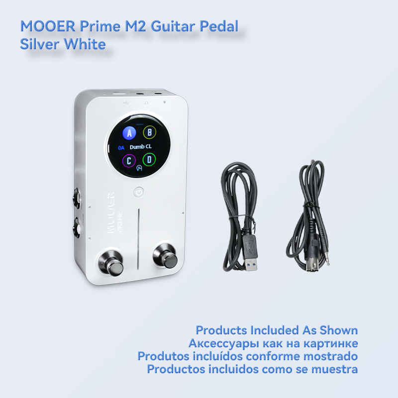 Mooer Prime M2 ギターペダル / GWF4 フットスイッチ, M2 内蔵 194 種