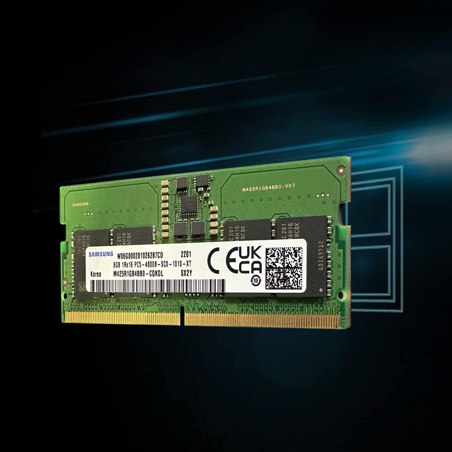 サムスン DDR5 4800MHz 5600MHz RAM 8GB 16GB 32GB SODIMM 1.1V SO