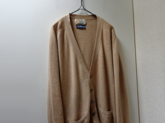 80'S Pringle PURE CASHMERE KNIT CARDIGAN（プリングル カシミア