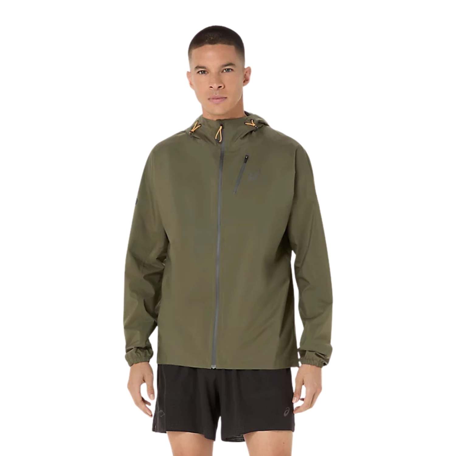 Yeşil Asics Fujitrail Elite Waterproof Jacket Erkek Yeşil Koşu
