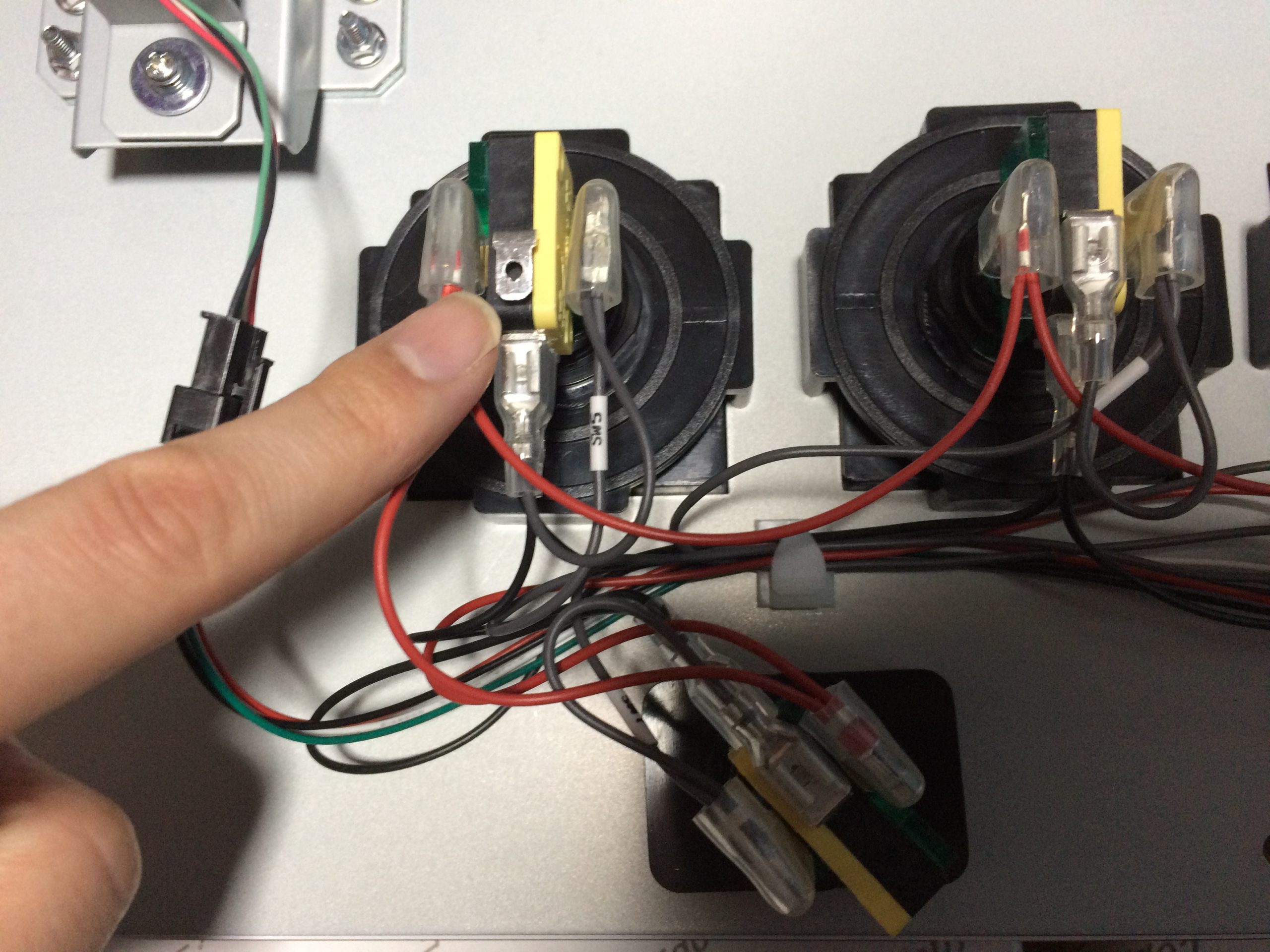 SOUND VOLTEX CONSOLE -NEMSYS- Ultimate Model」のボタン嵌りを直し