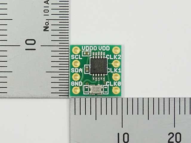 3ch出力プログラマブル周波数ジェネレーターモジュール Si5351A使用
