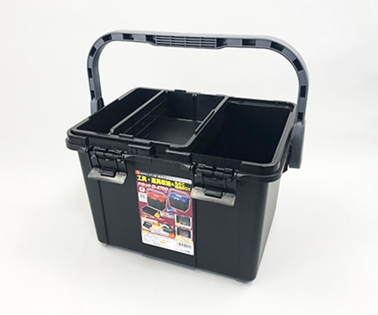 3-9330-02 工具箱（ドカット） レッド/ブラック D-4700-R 【AXEL