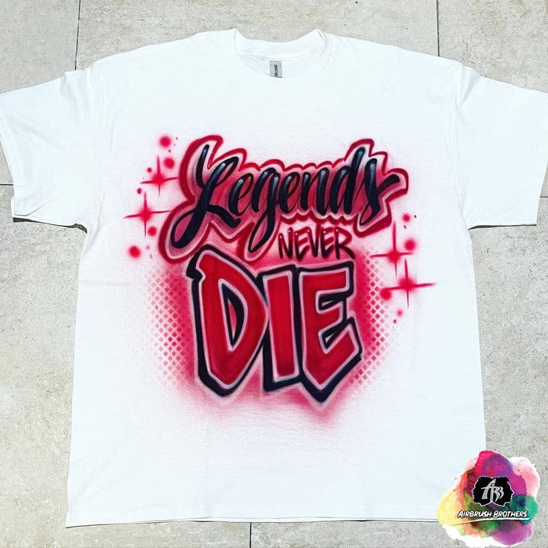 Airbrush Legends Never Die Shirt Design – Airbrush Brothers
