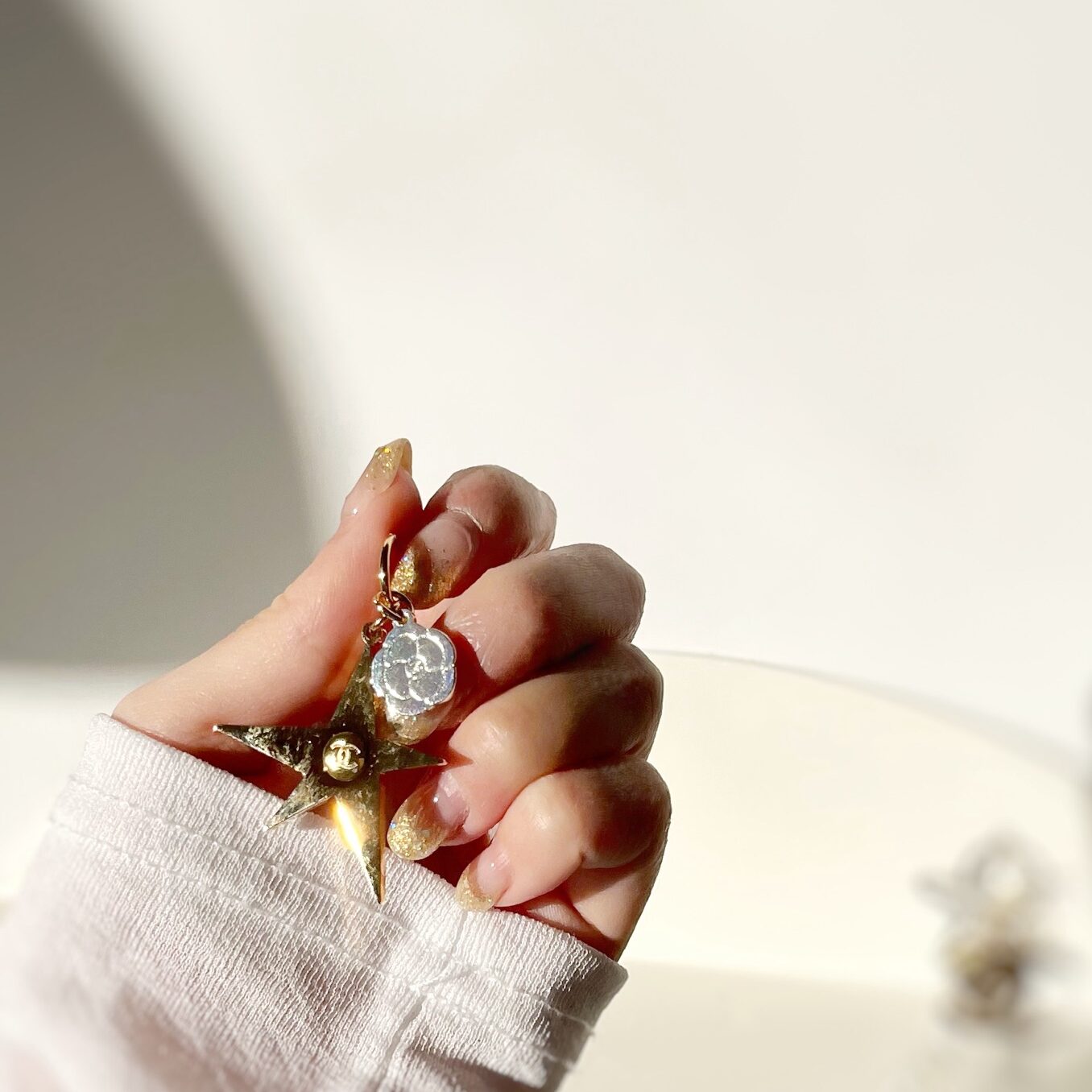 CHANEL ホリデー カメリア コメット 雪の結晶 チャーム 巾着セット