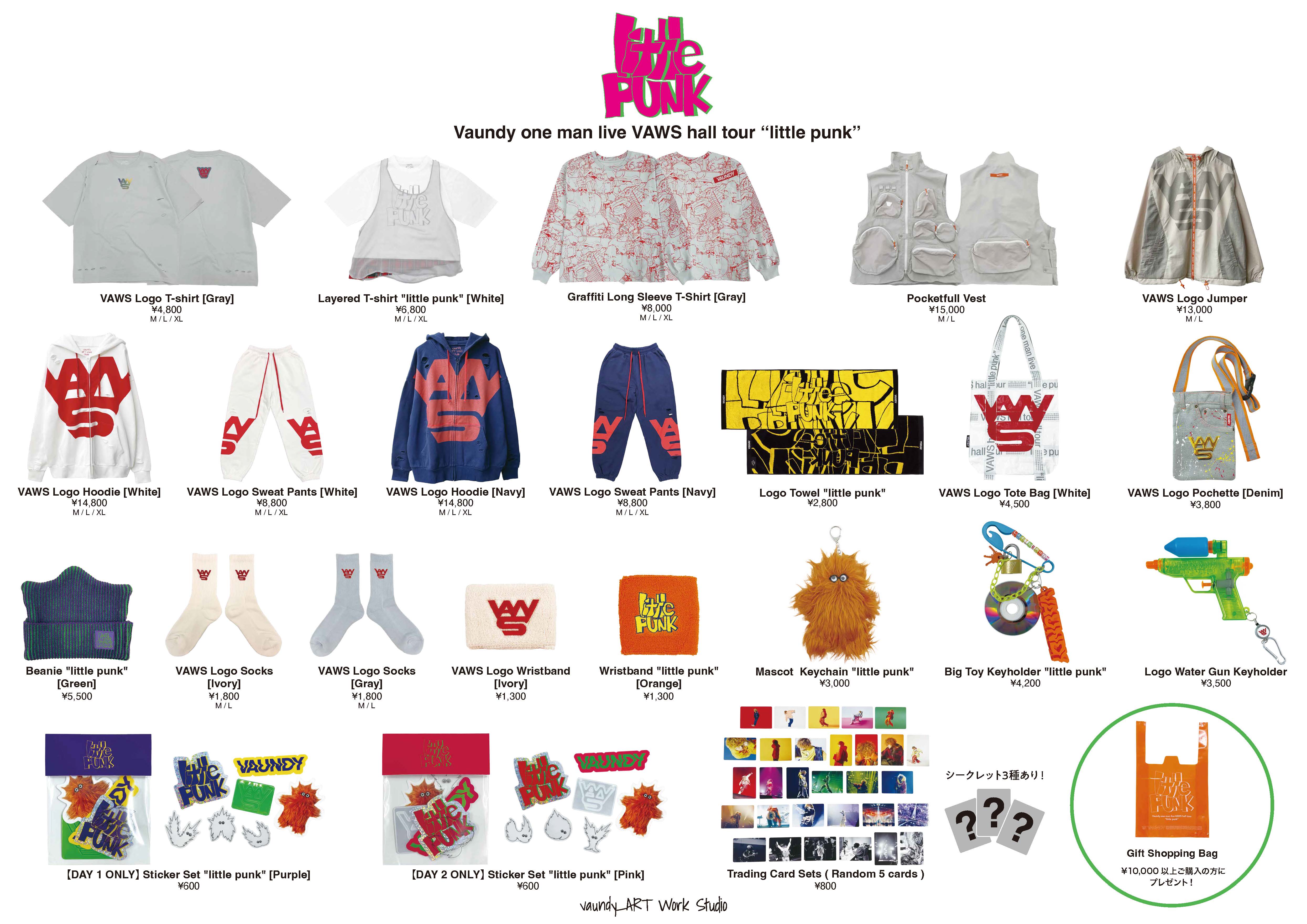 事後販売決定！】Vaundy one man live VAWS hall tour “little punk