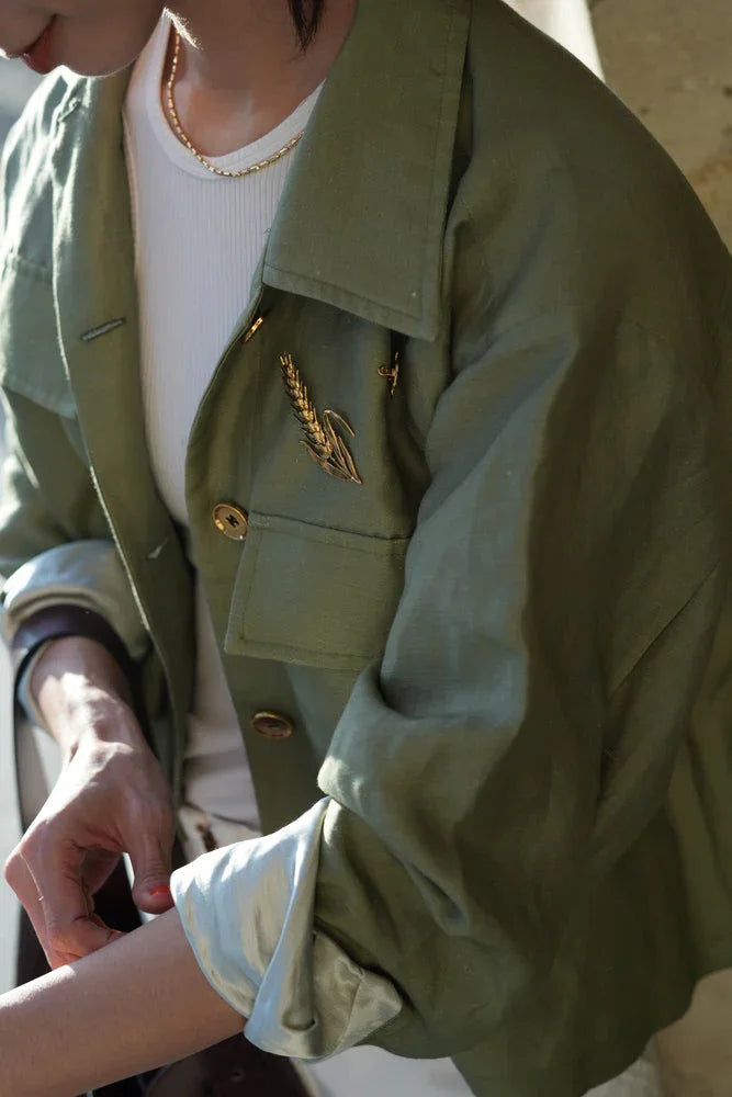 Veste avec broches【Déméter】feminine – aLORS online store