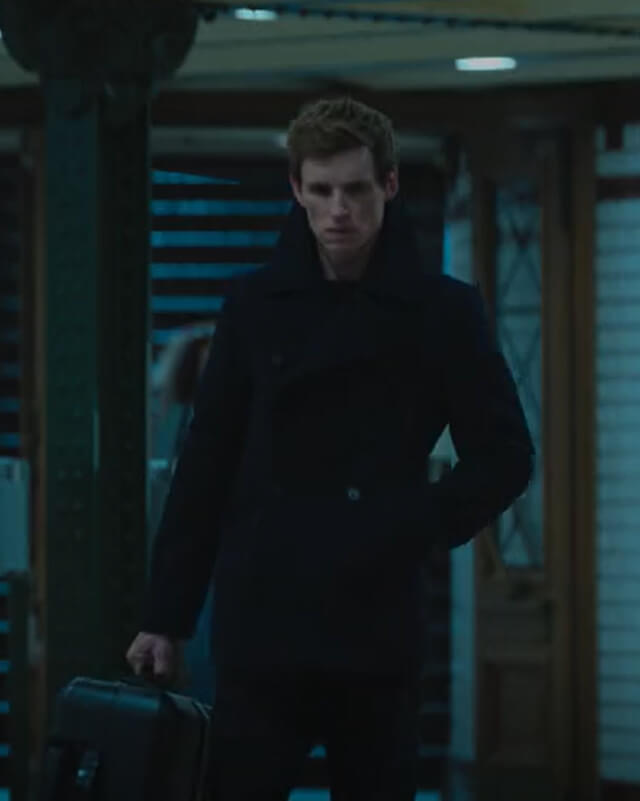 The Day of the Jackal Eddie Redmayne Black Coat – AlexGear