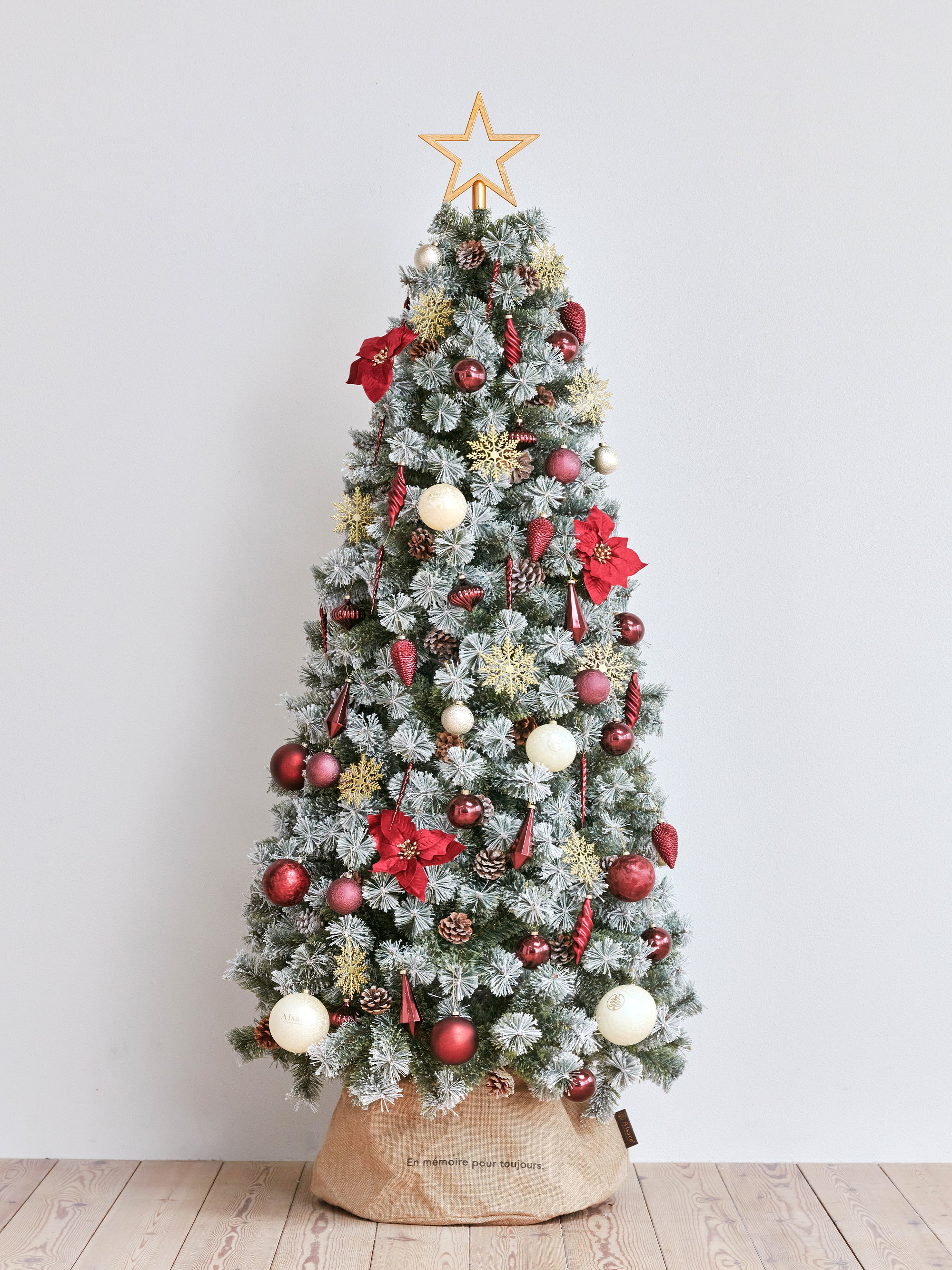 アルザスツリー スノー + Luxuryオーナメント【62p】樅 – alsace_tree