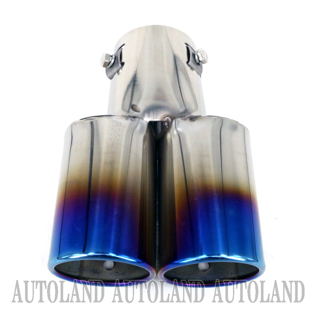 ALTEED / マフラーカッター/チタン焼入れデザイン/2本出しストレート