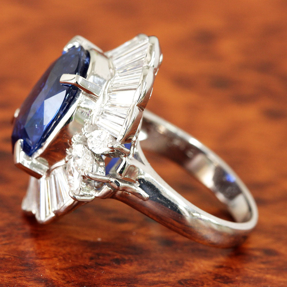 スリランカ産 ロイヤルブルー 非加熱 天然サファイア 11.412ct 天然