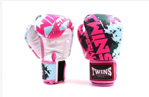 Twins キックボクシンググローブ FBGVL3-61 CANDY White/Pink ホワイト