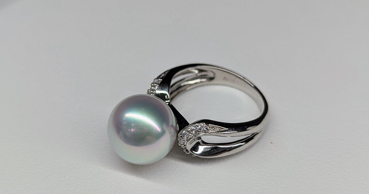白蝶真珠11ミリプラチナリング | 商品紹介 | 三重県伊勢の真珠なら天埜真珠