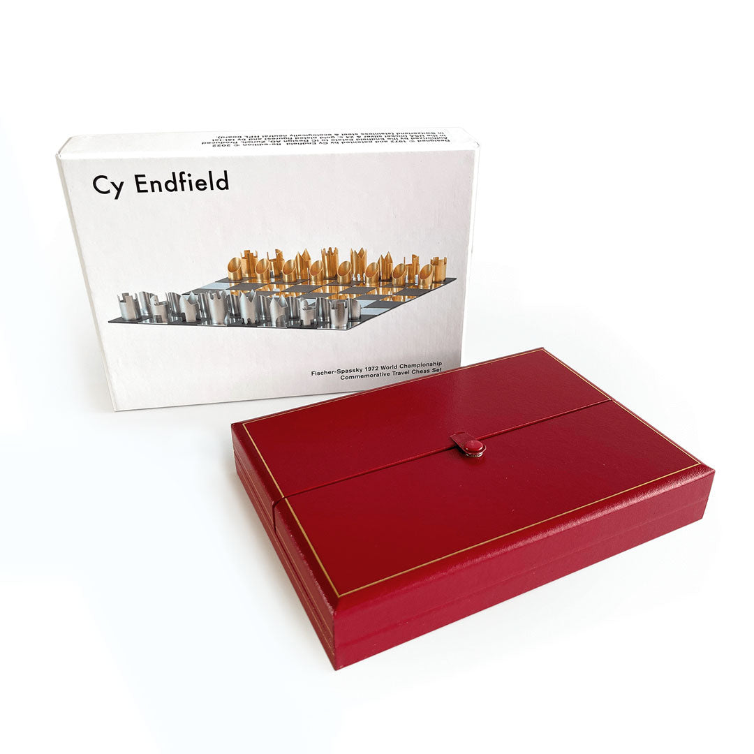 IC Design Cy Endfield 1972 FIDE Commemorative Travel Chess Set