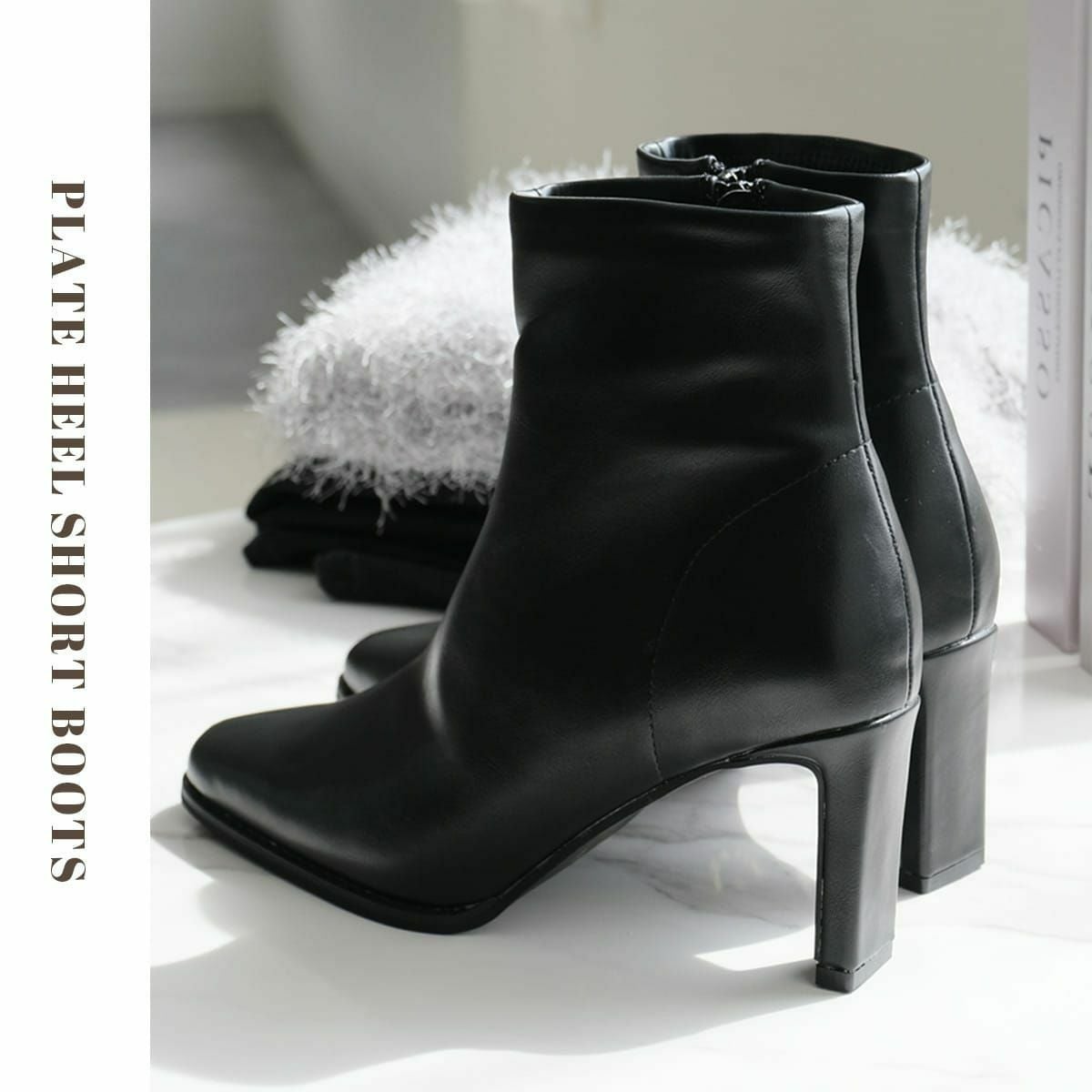 スクエアトゥブーツ レディース | 《公式》レディースシューズ通販