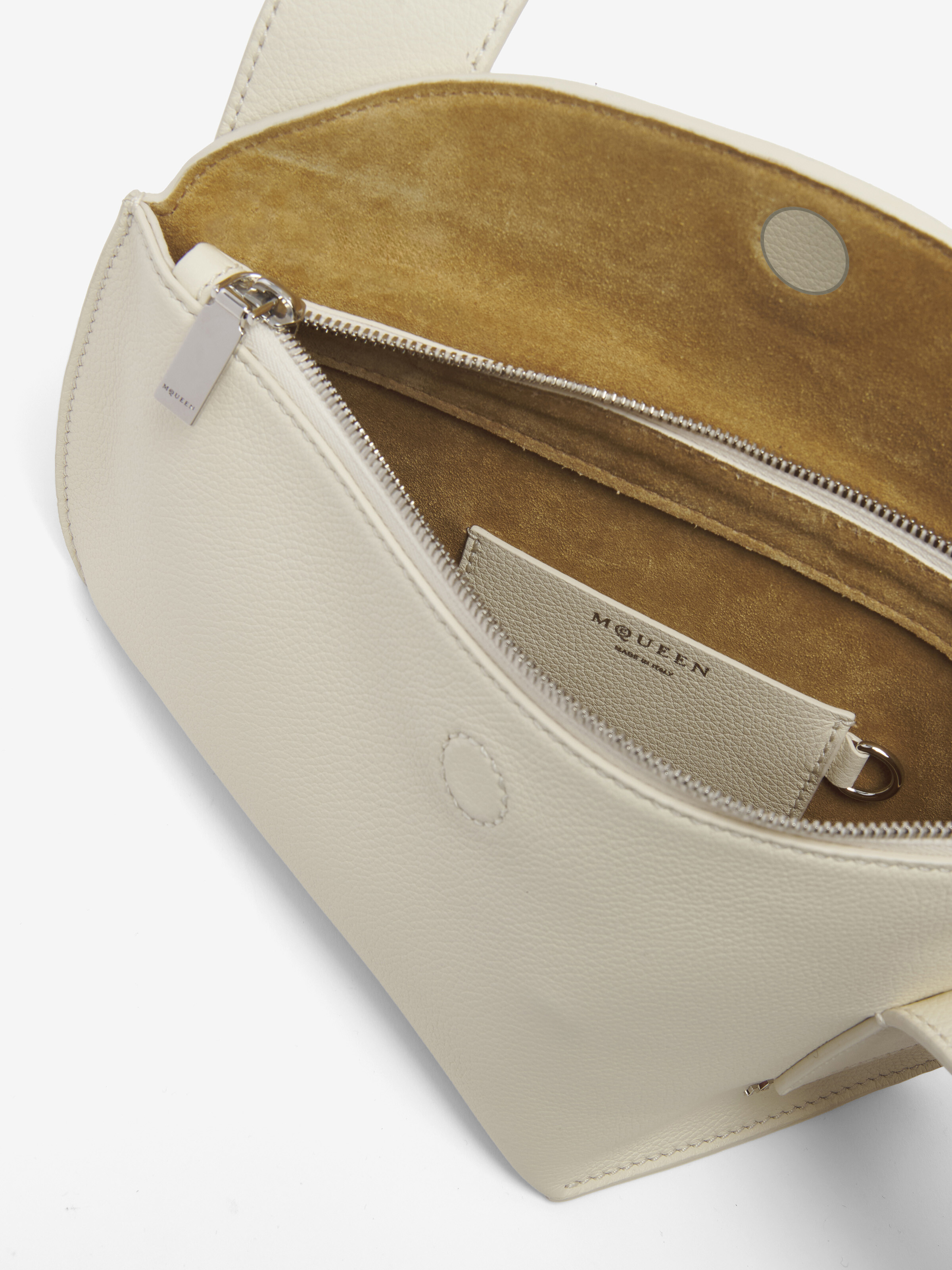 T-Bar Sling Bag in Cream | McQueen US