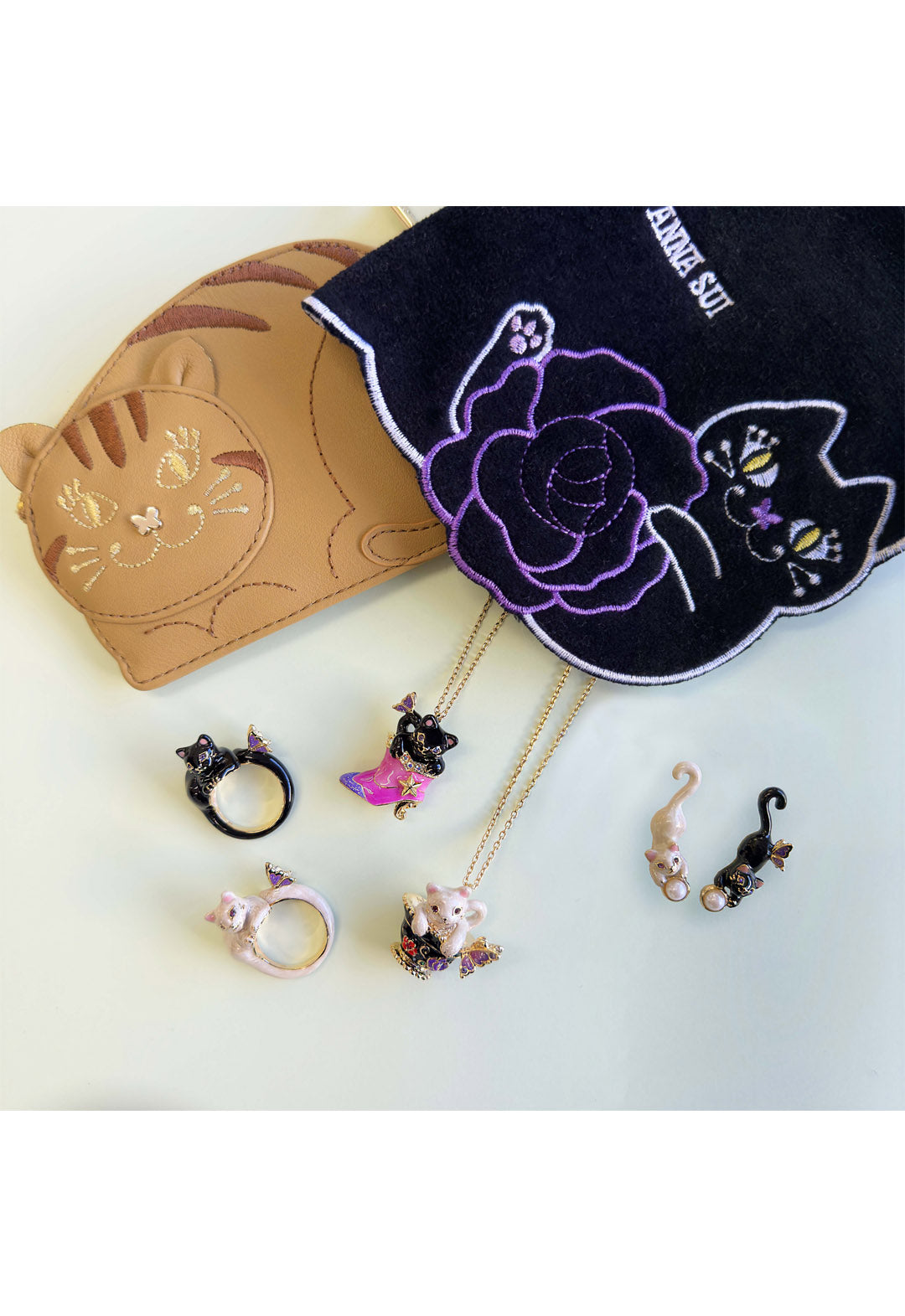 アナ スイ（ANNA SUI）黒猫モチーフ リング | ねこ 猫 ギフト