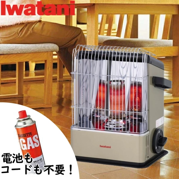 Iwatani イワタニ カセットガスストーブ デカ暖 コードレス カセット
