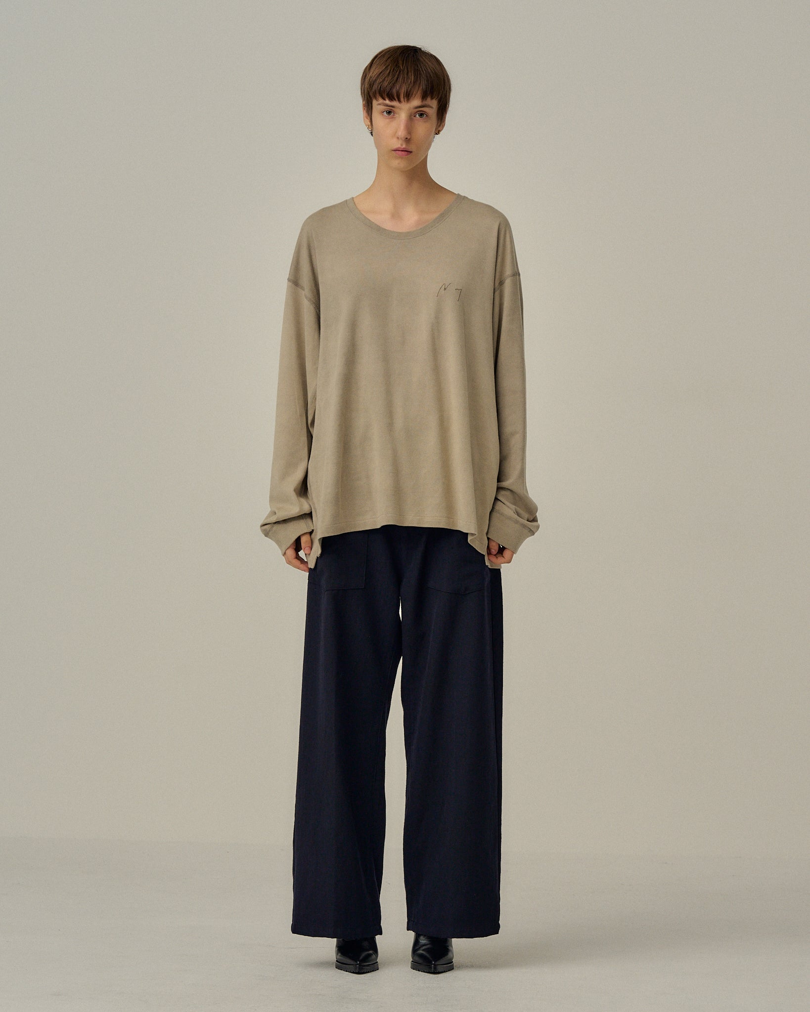 UNEVENNESS type-U LS T-SHIRT(GRAY) – ANCELLM