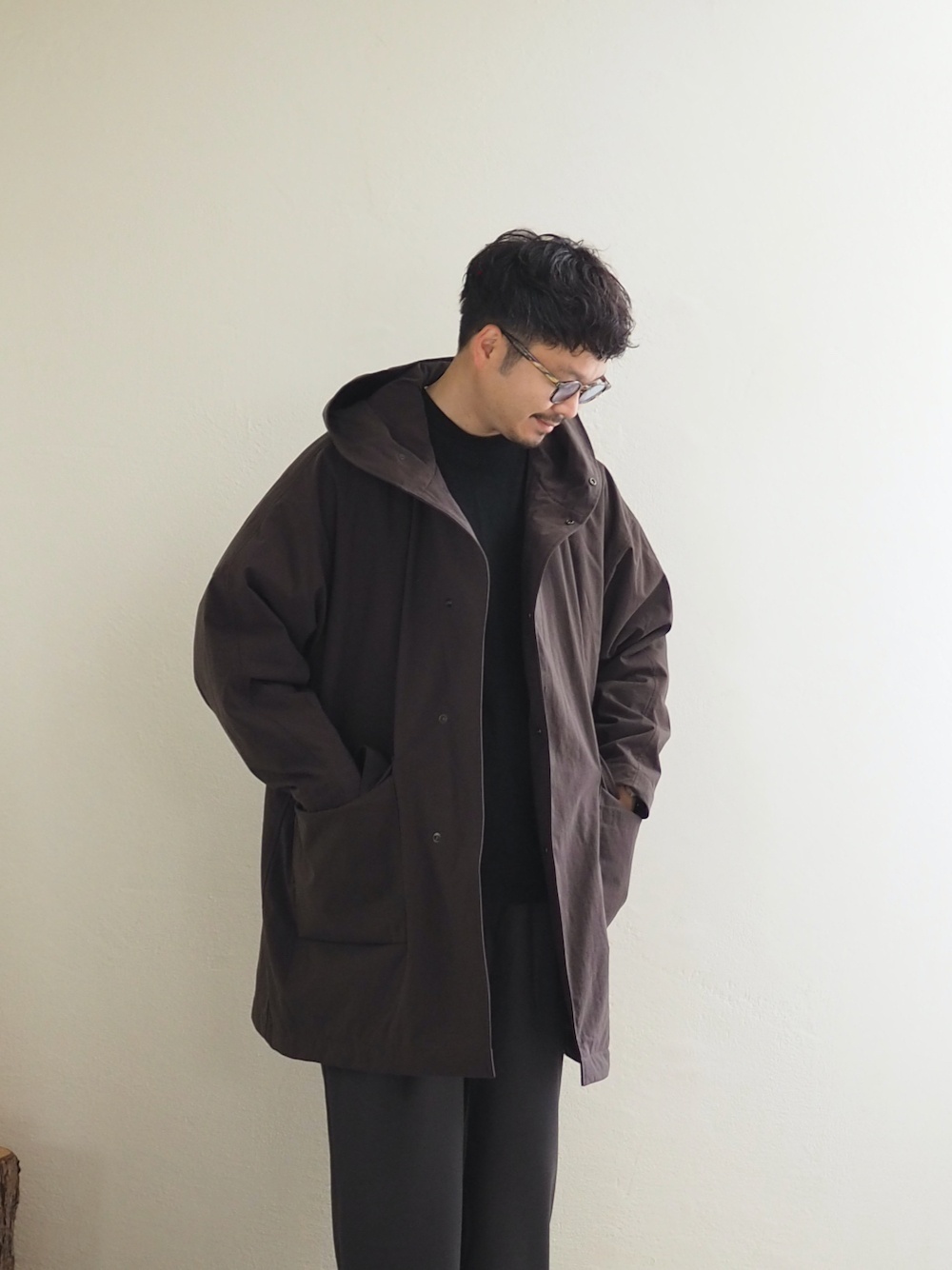 Still By Hand(スティルバイハンド) シンサレートキルトフードコート