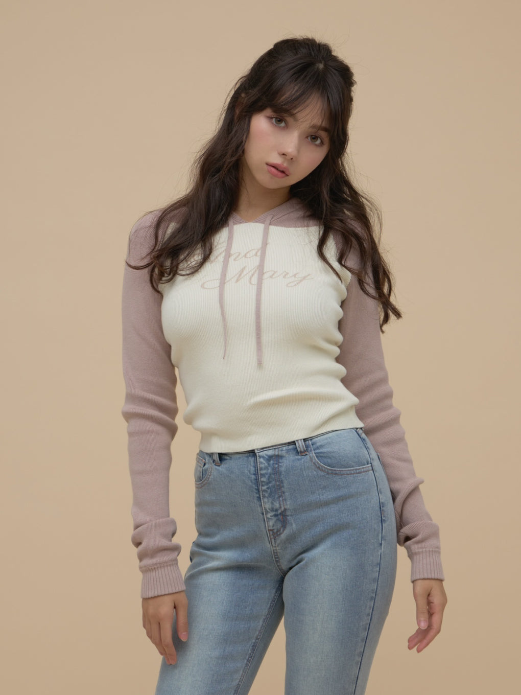 ANDMARY】Letter mary logo tops