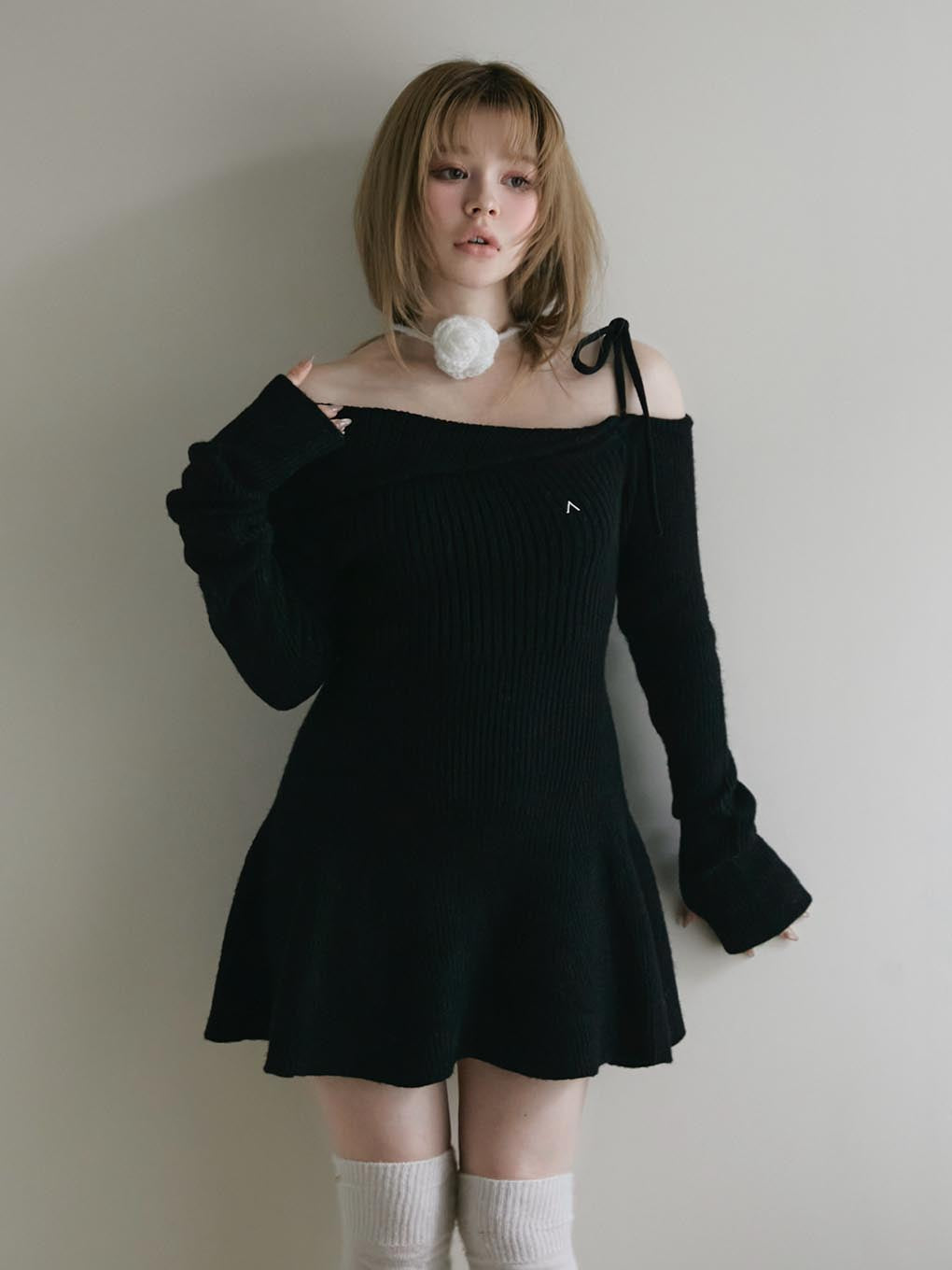 ANDMARY】Wendy flare mini dress