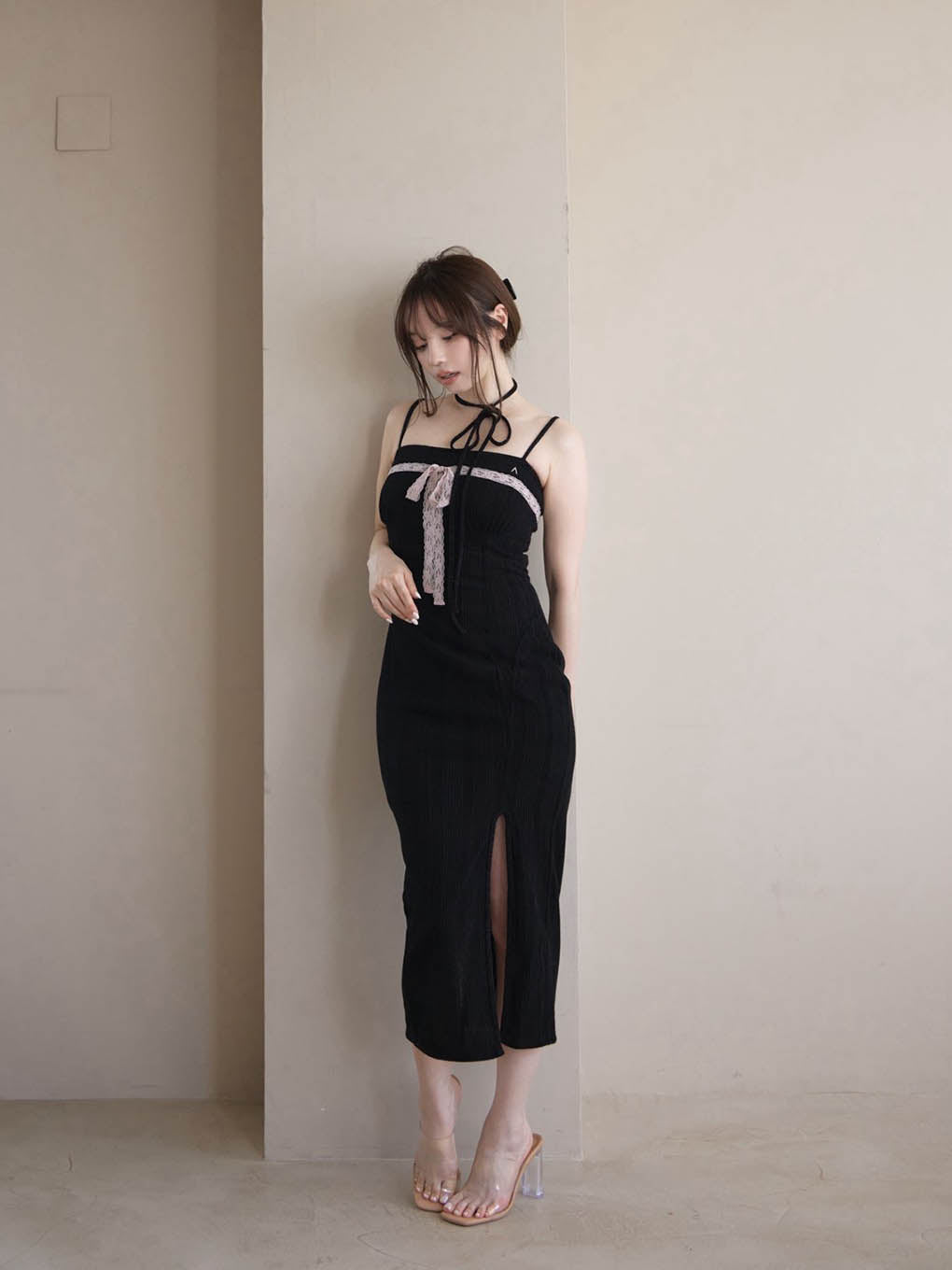 ANDMARY】Della ribbon dress